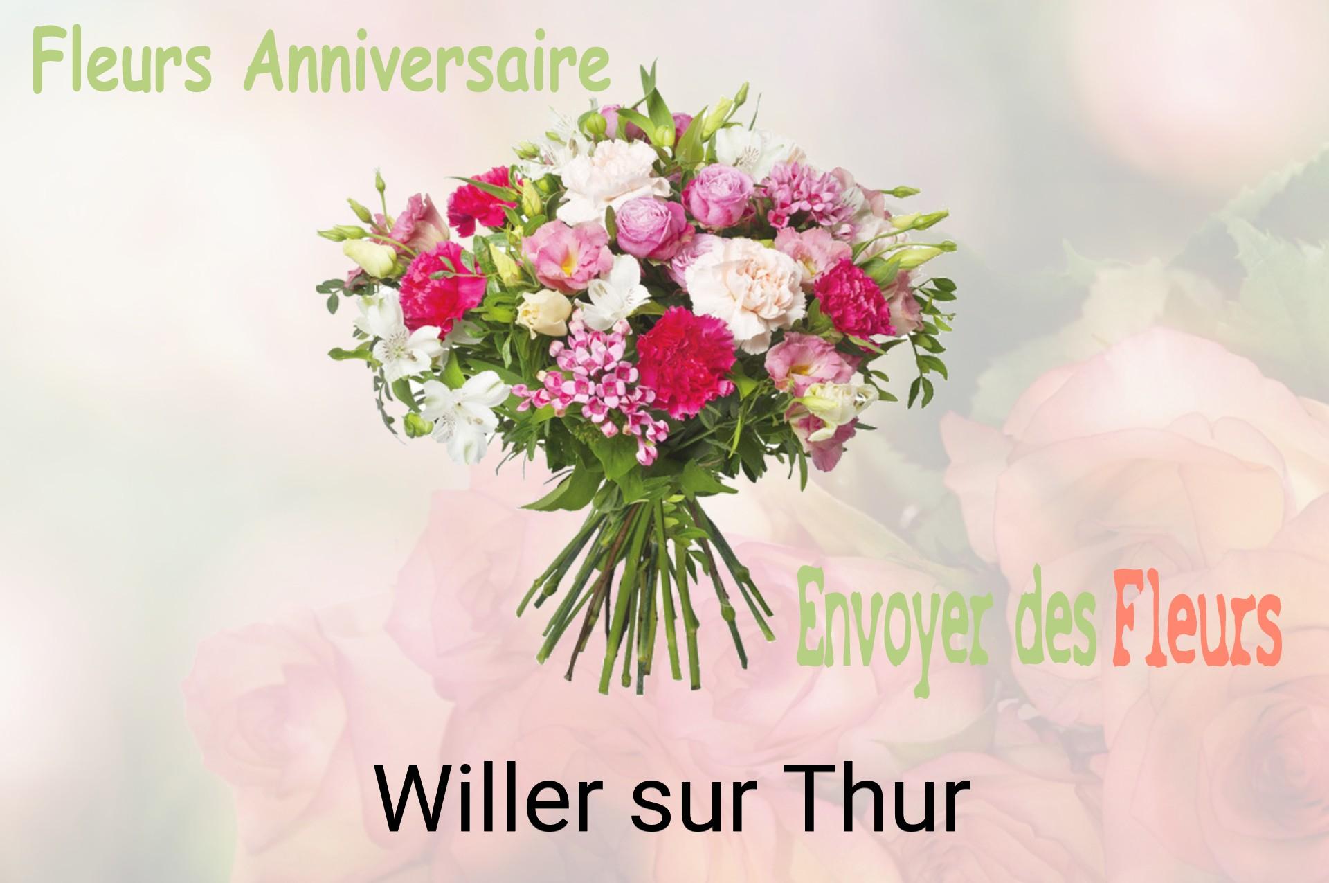 Bouquet de fleurs d’anniversaire livré à Willer-sur-Thur